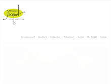 Tablet Screenshot of pepinieresjacquet.com